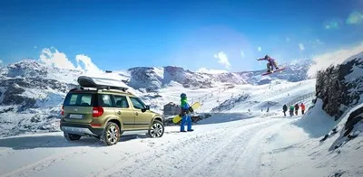 Специальный лыжный трансфер на горнолыжный курорт