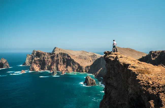 Rocks of Ponta de São Lourenço, Madeira.